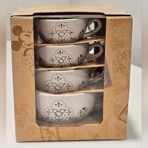 Disney Mickey Mouse Ceramic Measuring Cups Set Of 4